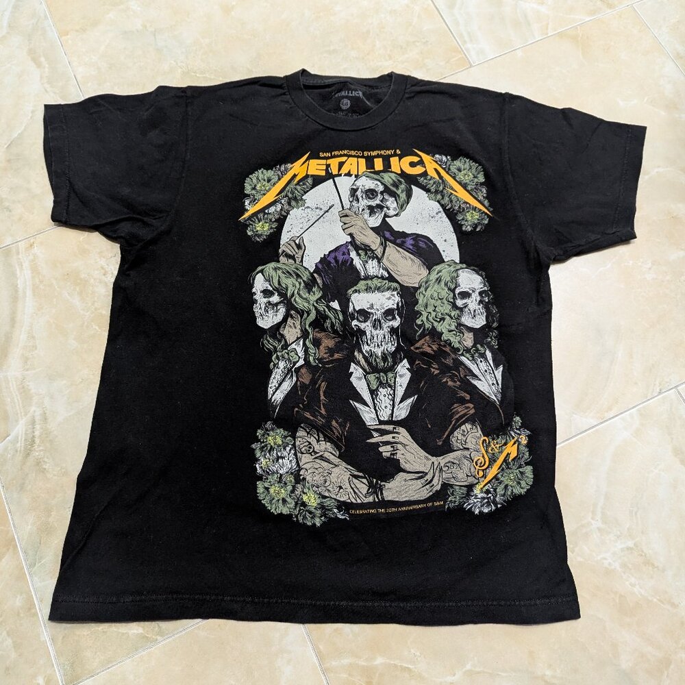 Metallica S&M2 After Party Official Tee T-Shirt Unisex Size Large